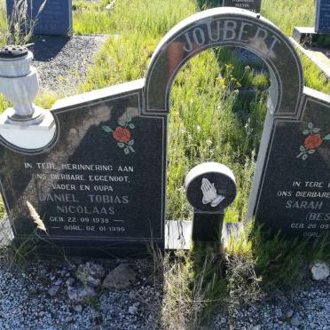 JOUBERT Daniel Tobias Nicolaas 1938-1996 &amp; Sarah Jacomina BESTER 1945-