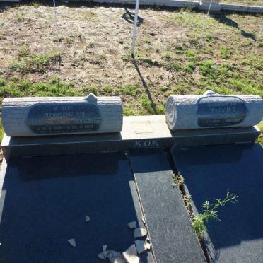 KOK Louis Almero Francois 1890-1955 &amp; Maria M.S. DE BRUIN 1909-2006