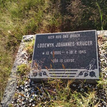 KRUGER Lodewyk Johannes 1905-1945