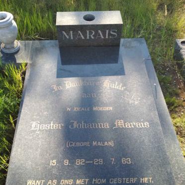 MARAIS Hester Johanna nee MALAN 1882-1963