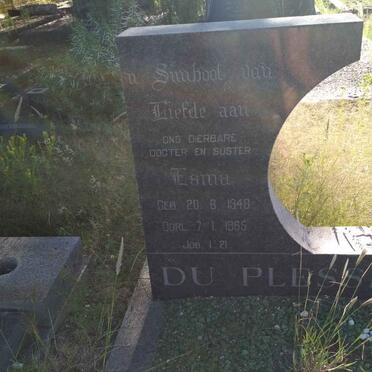 PLESSIS Esma, du 1948-1965