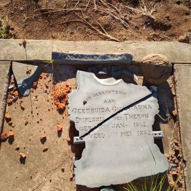 PLESSIS Gertruida Chatarina, du nee THERON 1862-1882