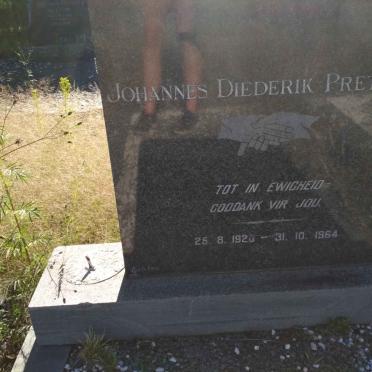 PRETORIUS Johannes Diederik 1920-1964