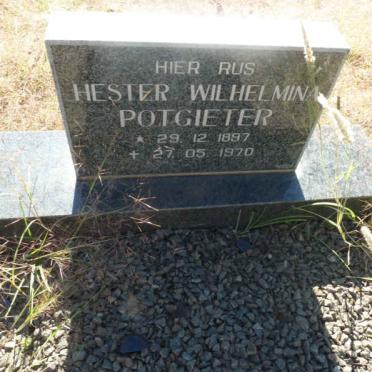 POTGIETER Hester Wilhelmina 1897-1970