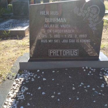 PRETORIUS Buhrman 1910-1993