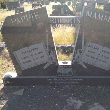 ROBERTS Stephanus 1898-1978 &amp; Helena Christina 1906-1978