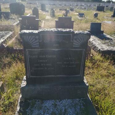 ROOYEN Dawie, van -1943