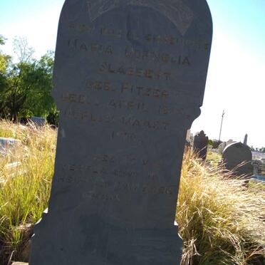 SLABBERT Maria Cornelia nee PITZER 1858-1930