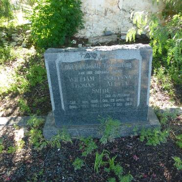 SMITH William Thomas 1868-1964 &amp; Johanna Aletta DU PLESSIS 1876-1955