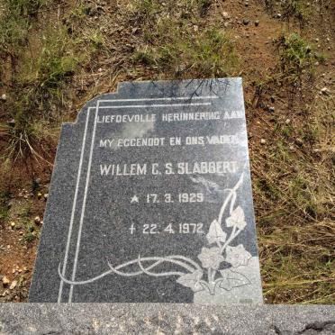 SLABBERT Willem C.S. 1929-1972