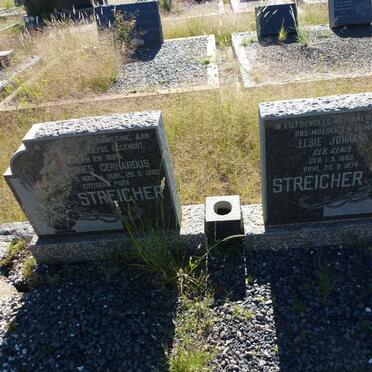 STREICHER Johannes Gerhardus 1882-1962 &amp; Elsie Johanna GENIS 1889-1974