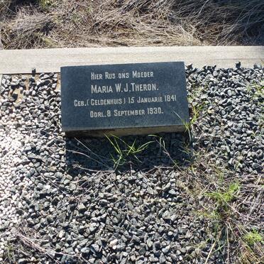 THERON David Cornelis 1836-1914 &amp; Maria W.J. GELDENHUIS 1841-1930