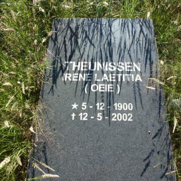 THEUNISSEN Irene Laetitia 1900-2002