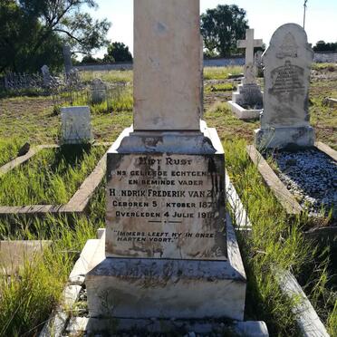 ZYL Hendrik Frederik, van 1873-1919