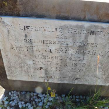 ZYL Aletta Johanna, van nee GROENEWALD 1848-1931