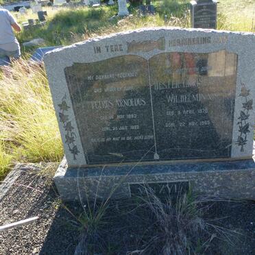 ZYL Petrus Arnoldus, van 1882-1952 &amp; Hester Christina Wilhelmina 1878-1965