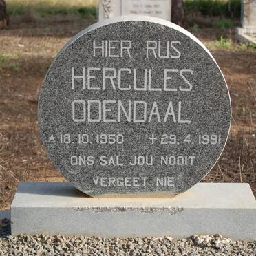 ODENDAAL Hercules 1950-1991