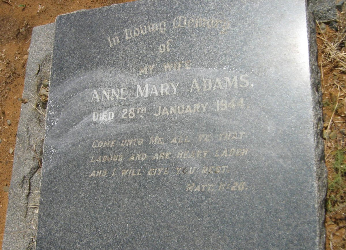 ADAMS Anne Mary -1944