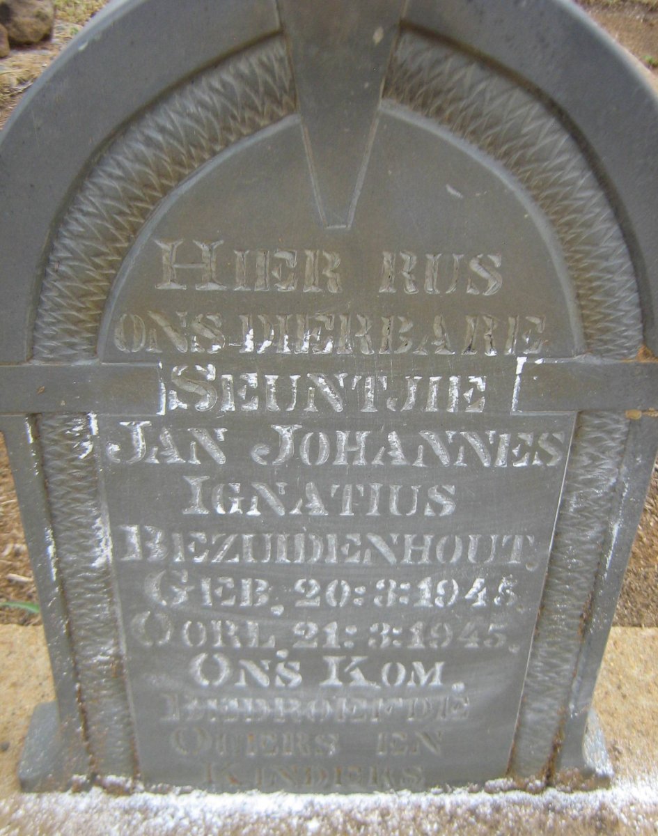 BEZUIDENHOUT Jan Johannes Ignatius 1945-1945