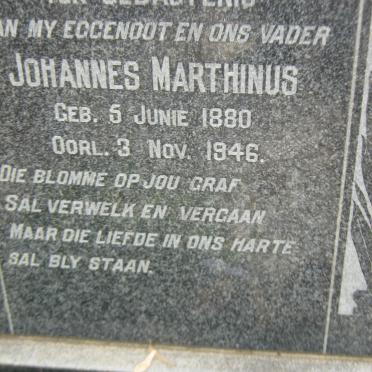 BEZUIDENHOUT Johannes Marthinus 1880-1946