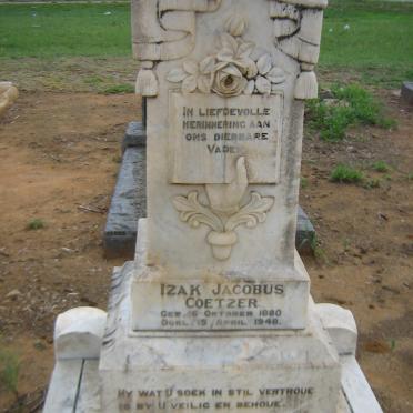 COETZER Izak Jacobus 1880-1948