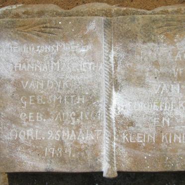 DYK Johanna Magrietha, van nee SMITH 1868-1937