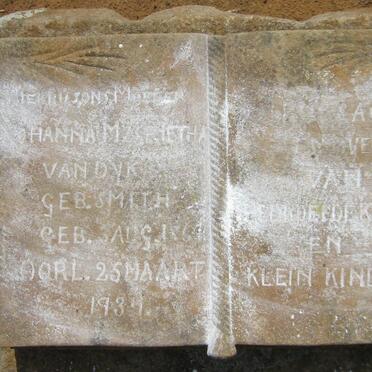 DYK Johanna Magrietha, van nee SMITH 1868-1937