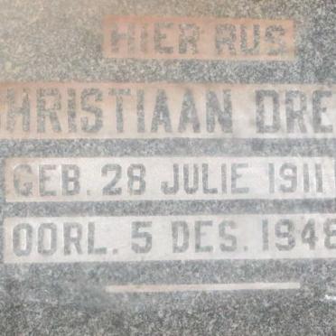 DREYER Christiaan 1911-1948