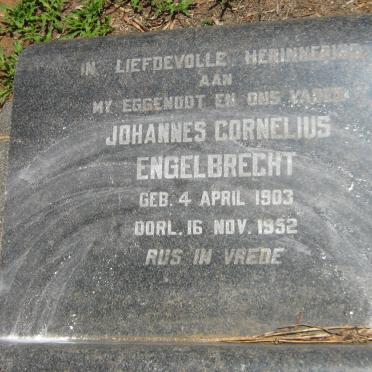 ENGELBRECHT Johannes Cornelius 1903-1952