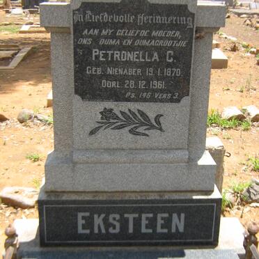 EKSTEEN Petronella C. nee NIENABER 1870-1961