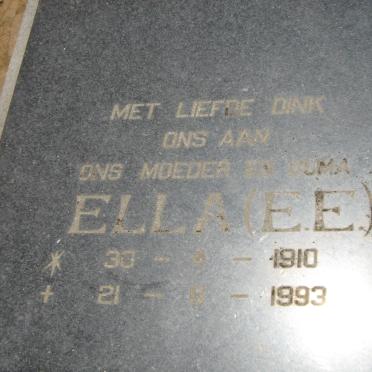 ELOFF Christiaan Stefanus Lodewickus 1910-1968 &amp; E.E. 1910-1993