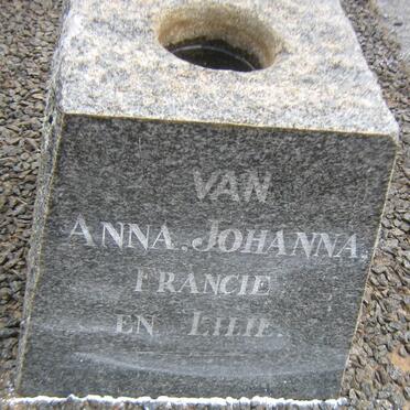 FISCHER Hendricus Johannes 1872-1953 &amp; Johanna Francina VILJOEN 1869-1951 :: ENGEL Joan Anne -1945