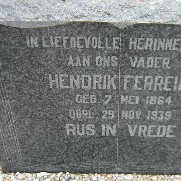 FERREIRA Hendrik 1864-1939