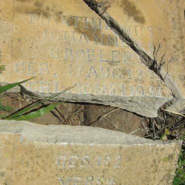 GROBLER Marthinus Johannes 1855-1938