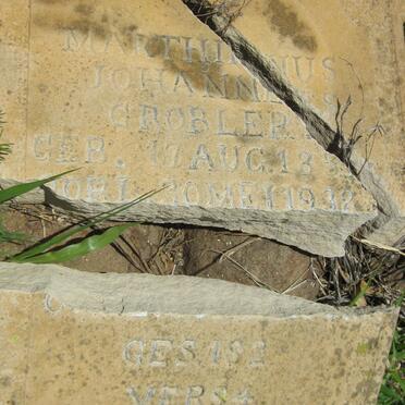 GROBLER Marthinus Johannes 1855-1938