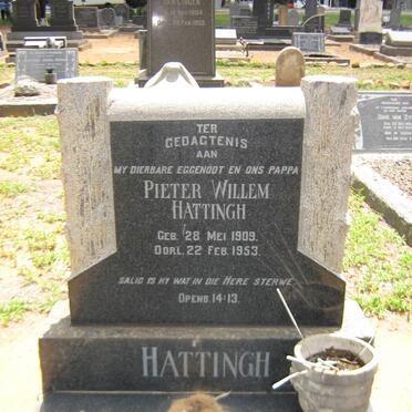 HATTINGH Pieter Willem 1909-1953