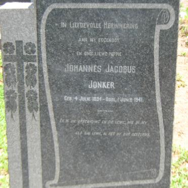 JONKER Johannes Jacobus 1894-1941