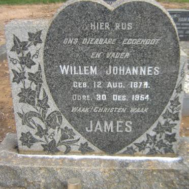 JAMES Willem Johannes 1874-1954
