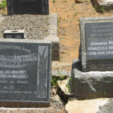 KRUGER Andries Jacobus 1877-1957 &amp; Johanna Maria Dorothea VAN DER WALT 1877-1942