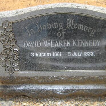 KENNEDY David McLaren 1881-1933