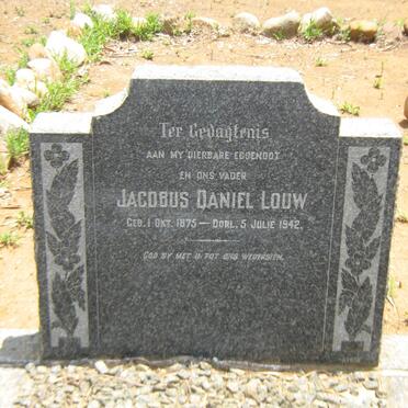 LOUW Jacobus Daniël 1875-1942