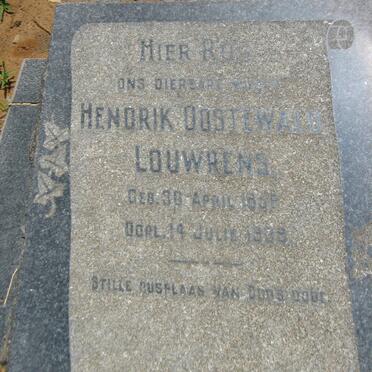 LOUWRENS Hendrik Oostewald 1859-1939