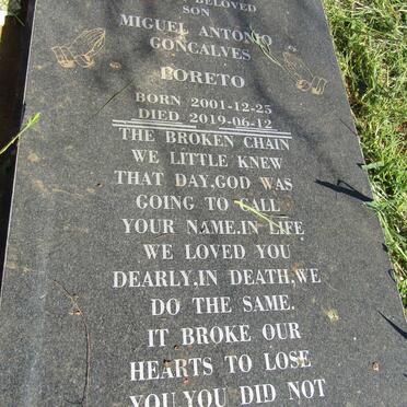 LORETO Miguel Antonio Goncalves 2001-2019