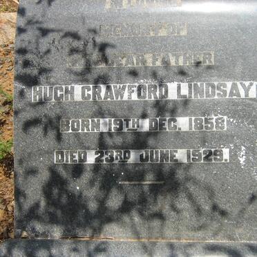 LINDSAY Hugh Crawford 1858-1929