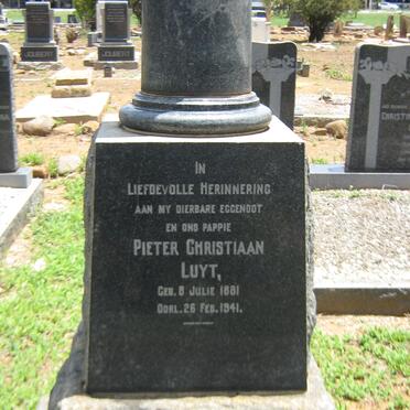 LUYT Pieter Christiaan 1881-1941