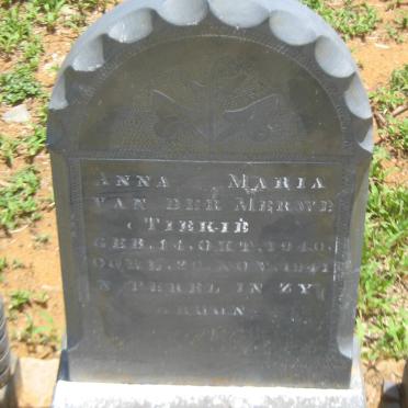 MERWE Anna Maria, van der 1940-1941