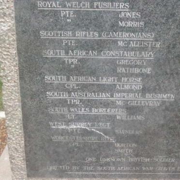 Memorial - Battle of Klipkraal and Bothaville SA-War 1900_1