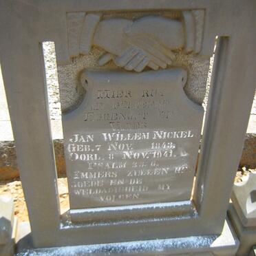 NICKEL Jan Willem 1843-1941