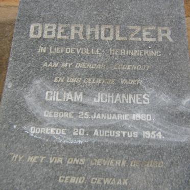OBERHOLZER Giliam Johannes 1880-1954