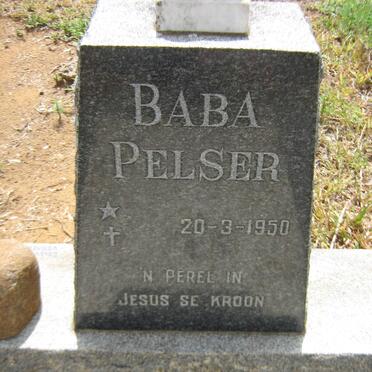 PELSER Baba 1950-1950